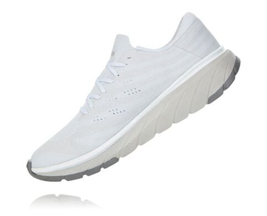 Hoka One One ランニングシューズ メンズ 白 - Cavu 3 - SC5274183